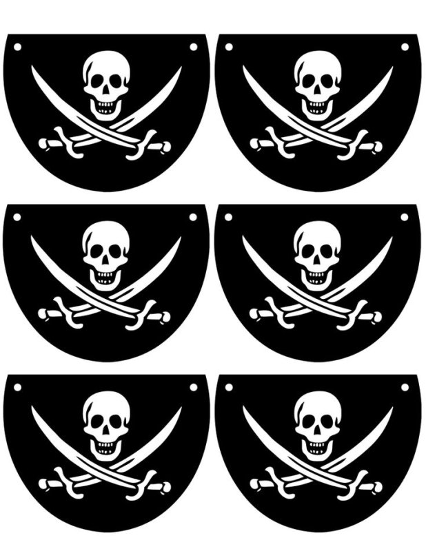 Пиратская атрибутика для вечеринки