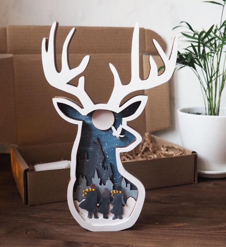 Олень из фанеры