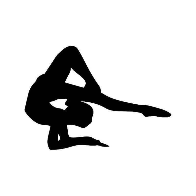 Гимнастки силуэт черный