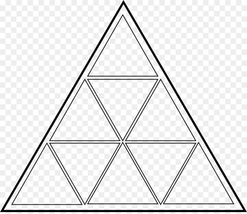 Трафарет треугольники