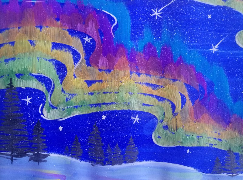 Набрызг Северное сияние