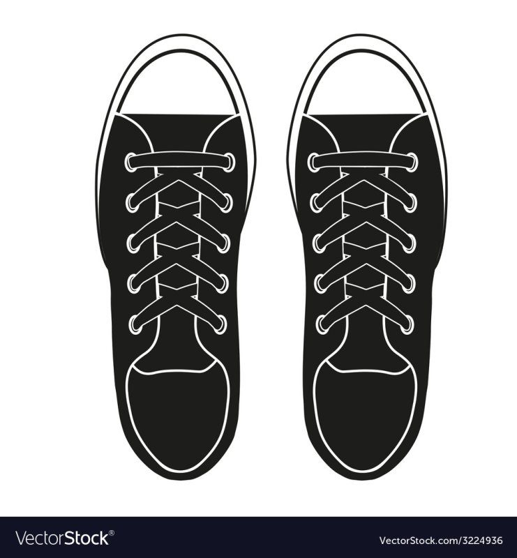 Трафарет кроссовок