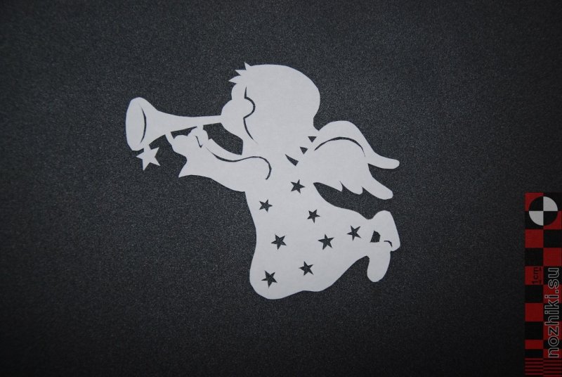 Ангелочки для вырезания