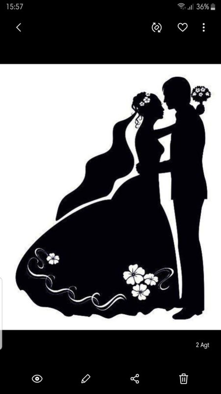 Трафарет свадьба