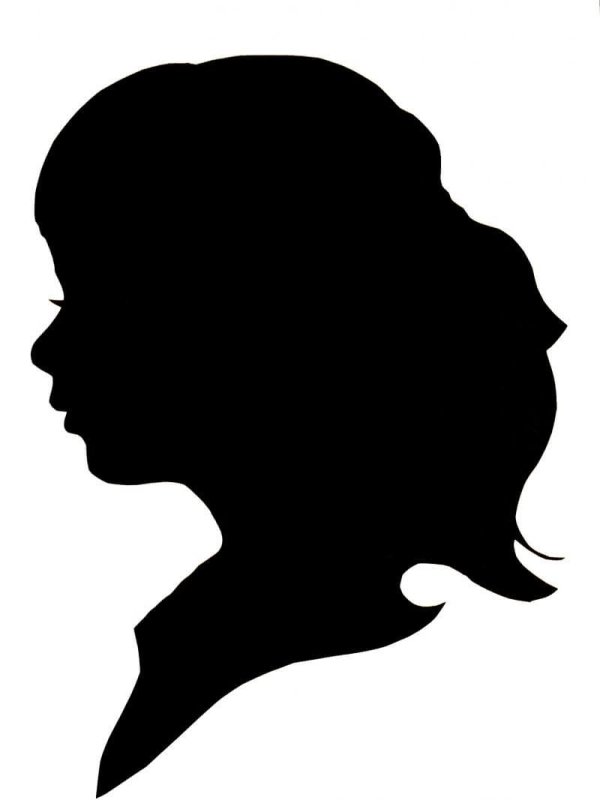 Портрет силуэт