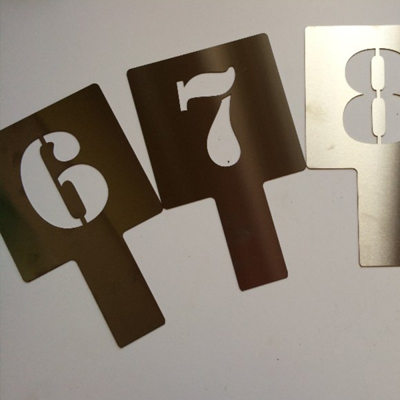 Изготовление трафаретов из пластика