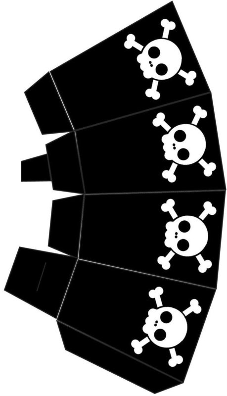 Коробочки для пиратской вечеринки