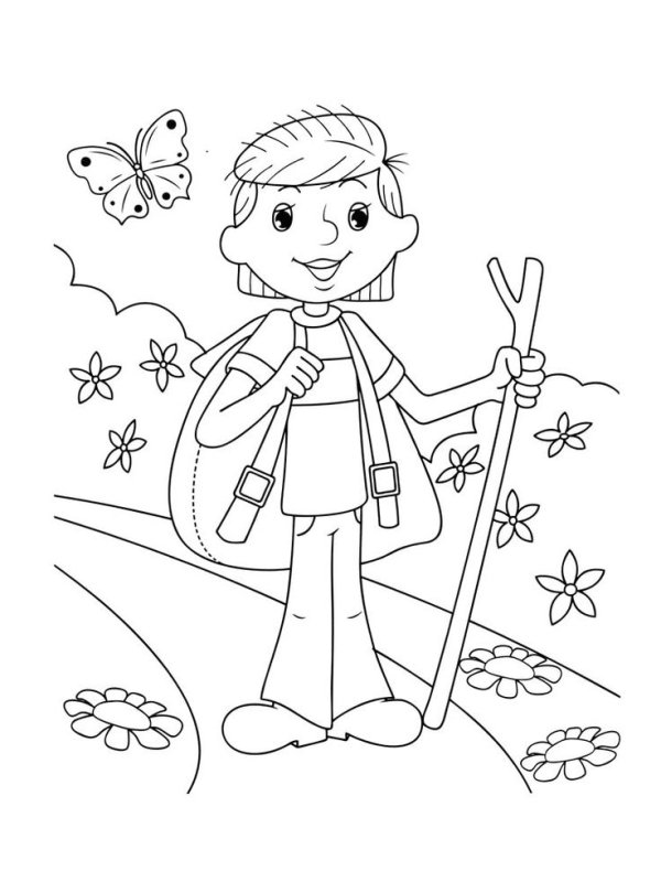 Дядя Федор раскраска