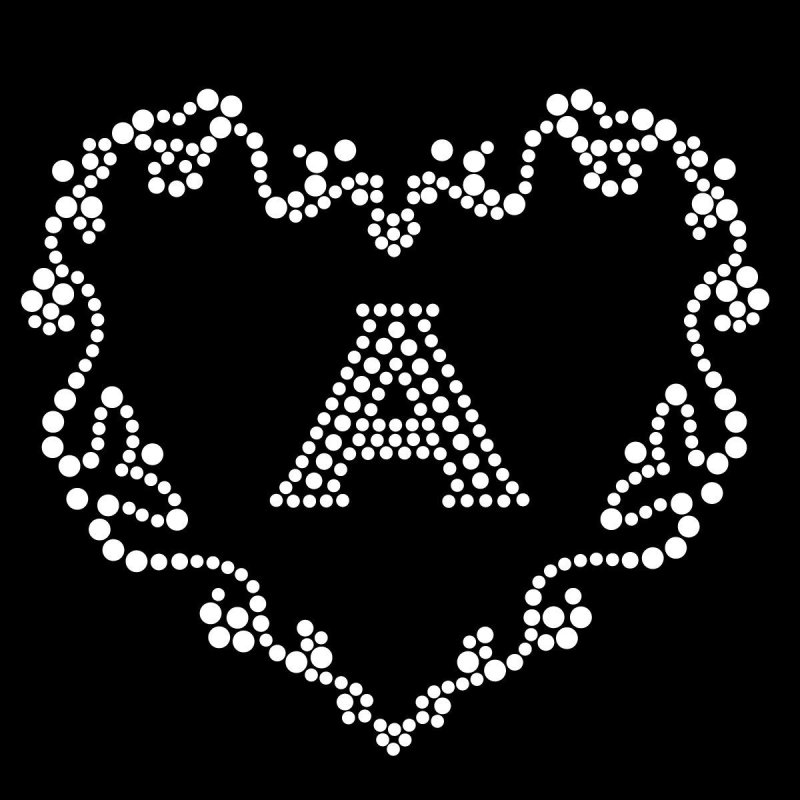 Трафареты из страз