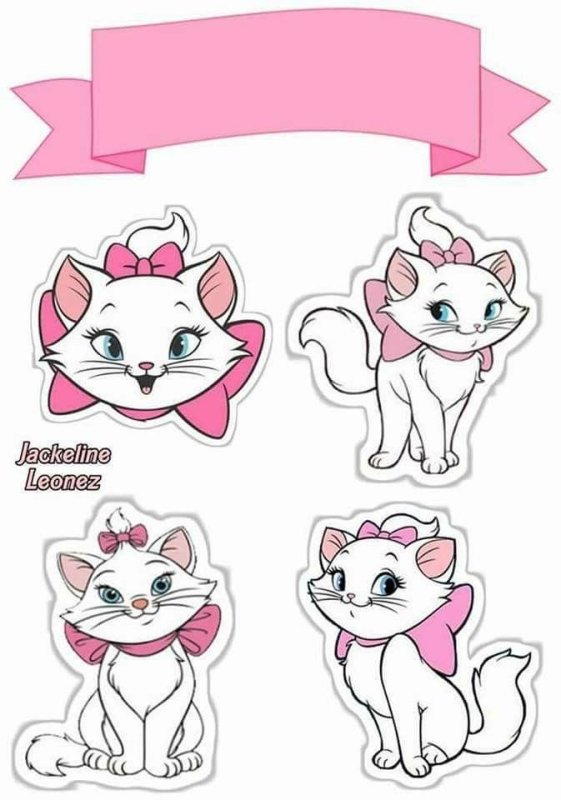 Кошечка Мари для печати