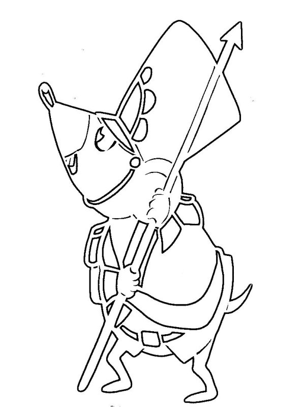 Щелкунчик трафарет