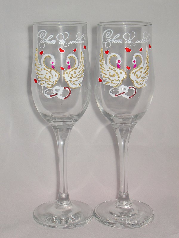 Свадебные бокалы