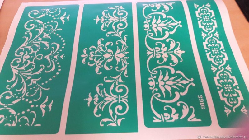 Трафарет из самоклеющейся пленки