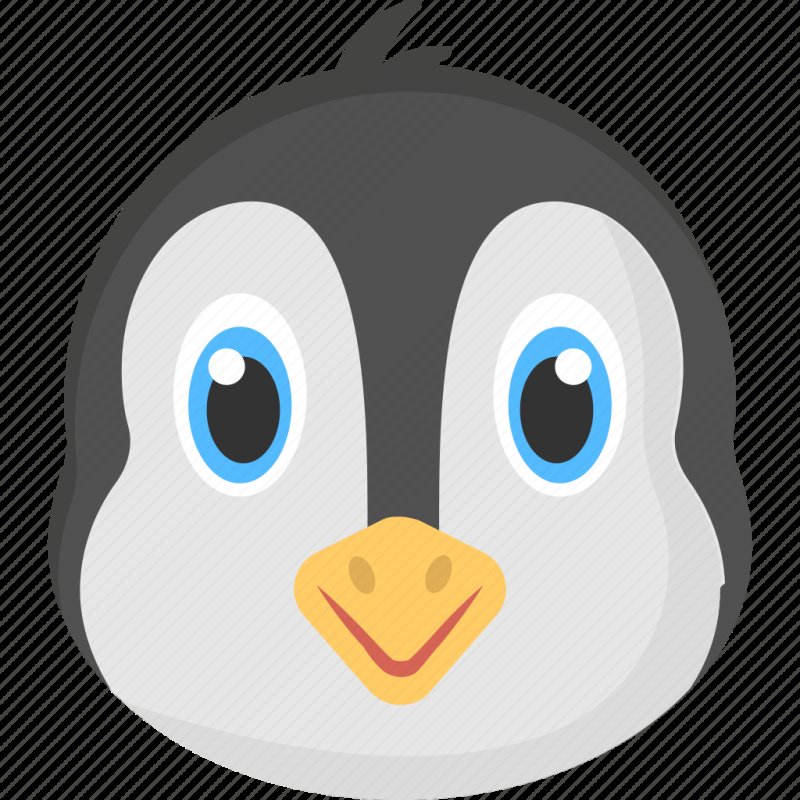 Маска пингвина на голову