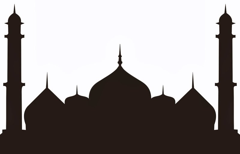 Минарет мечети вектор