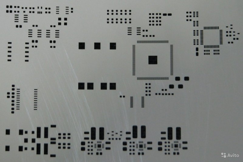 Трафарет для платы