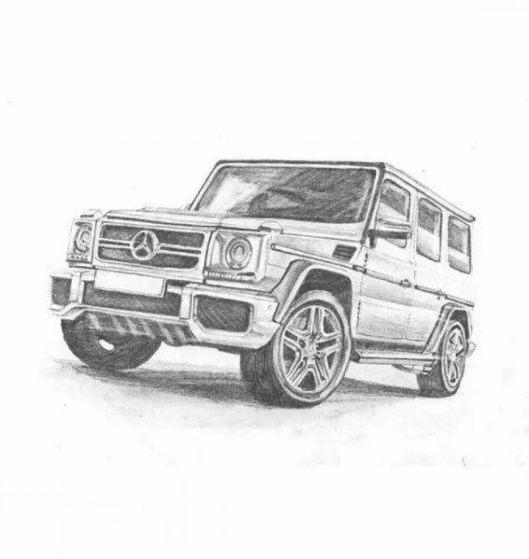 Мерседес Бенц g63 чертежи