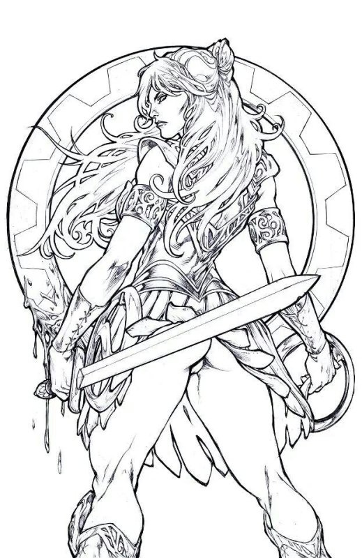 Раскраски фэнтези
