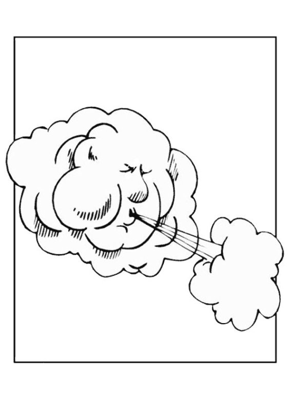 Ветер рисунок