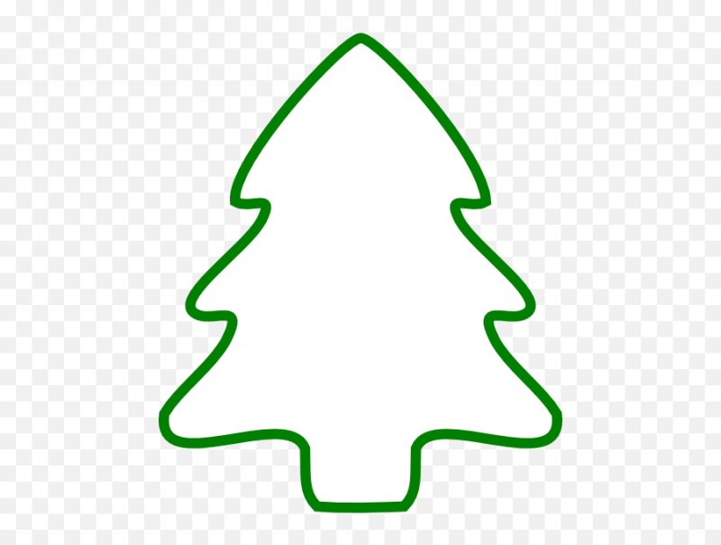 Елочка контур