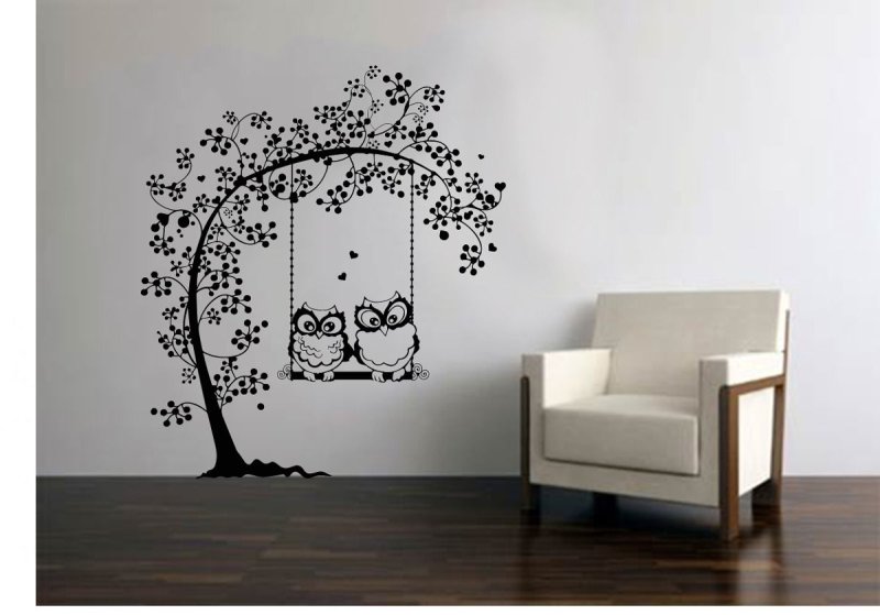 Идеи трафаретов для стен