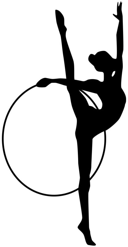 Художественная гимнастика силуэт