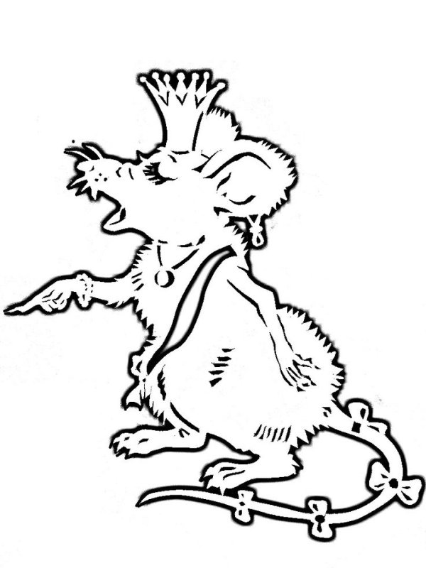 Вытынанка мышиный Король