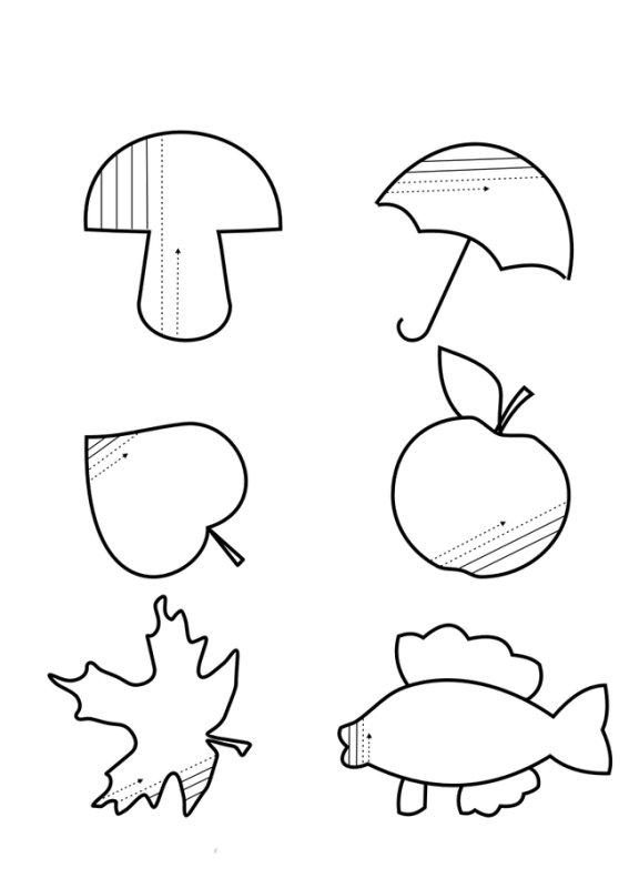 Штриховка для детей