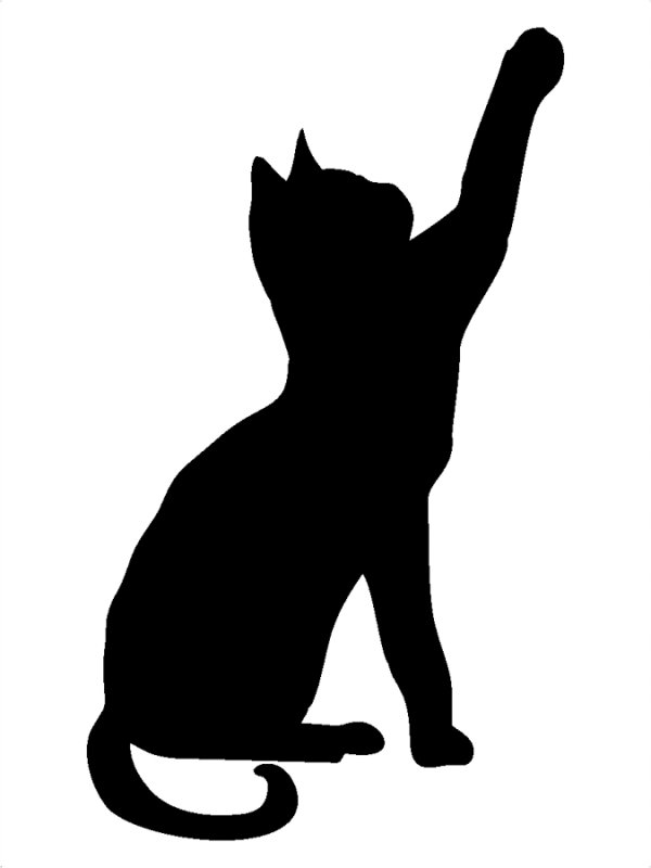 Силуэт кошки