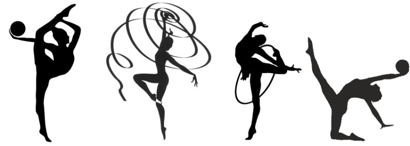 Очертания гимнастки