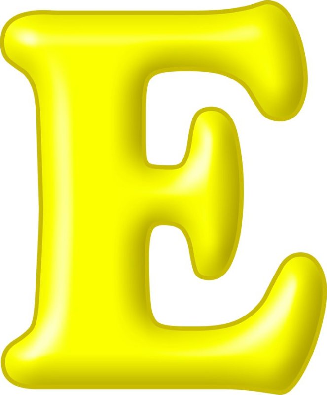 Объемные цветные буквы