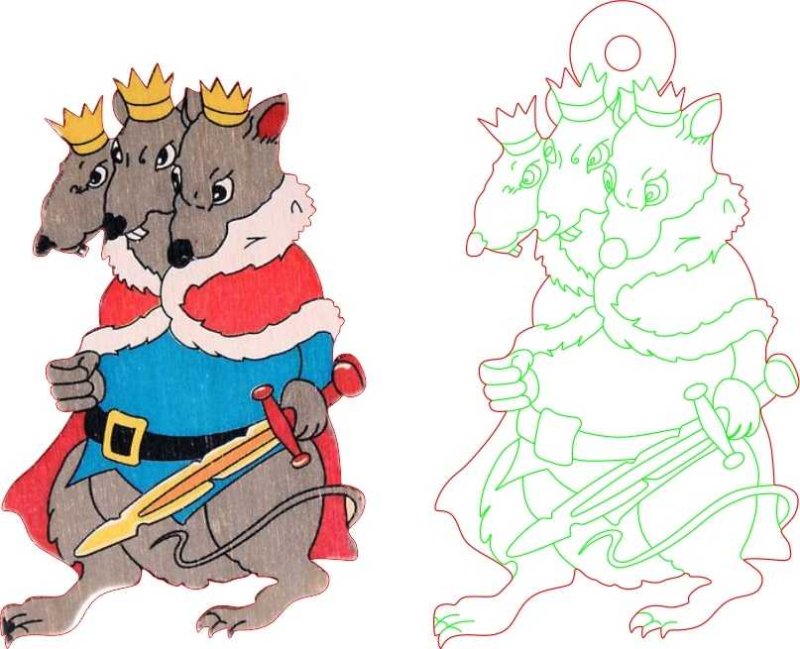 Крыса из сказки Щелкунчик и мышиный Король