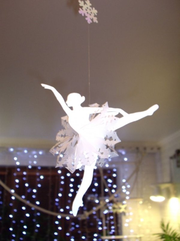 Новогоднее украшение балерина