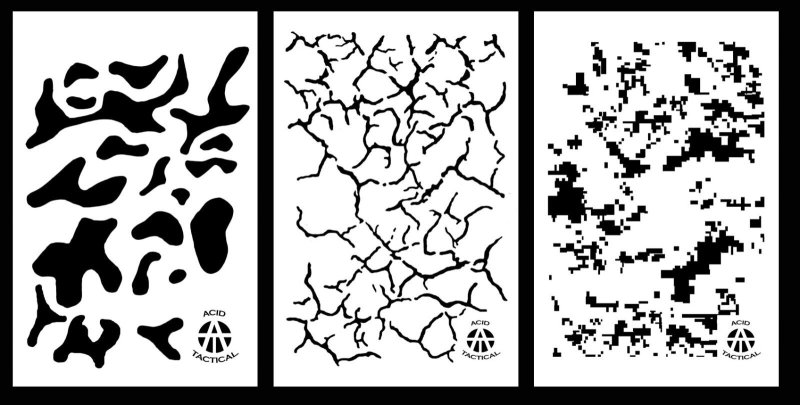 Трафарет камуфляжа для покраски авто