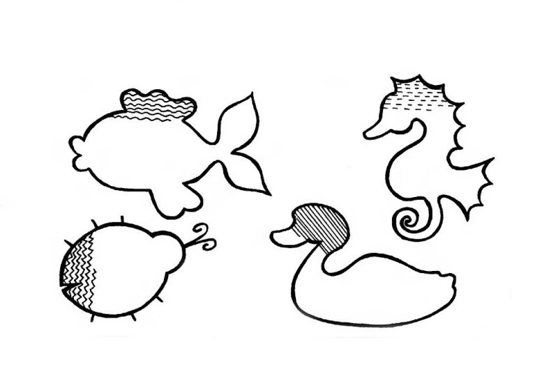 Штриховки для развития мелкой моторики у детей дошкольного возраста