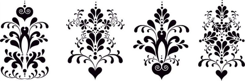 Трафареты для росписи фужеров