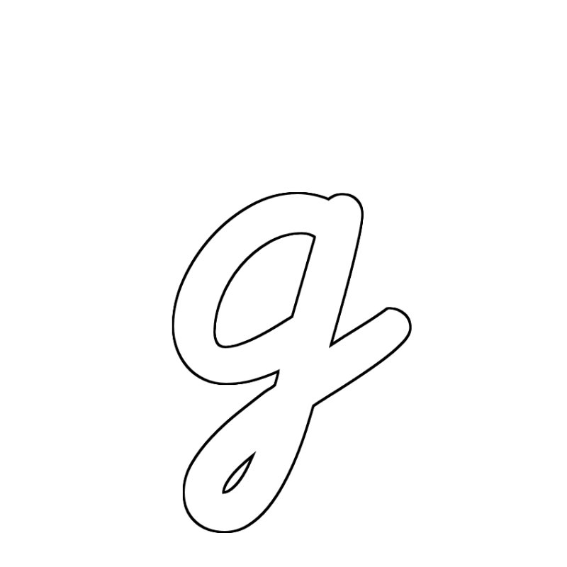 Красивые буквы для разукрашивания