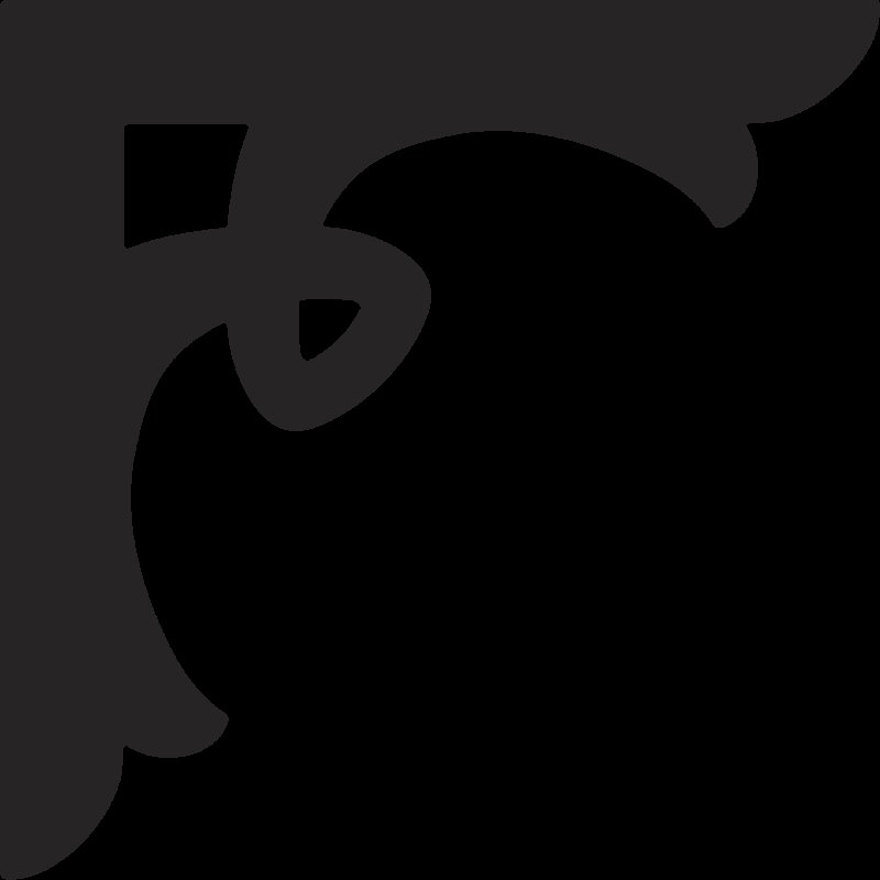 Трафарет угловой