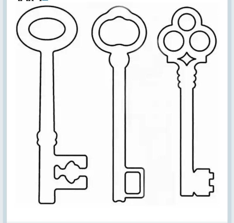 Ключ раскраска