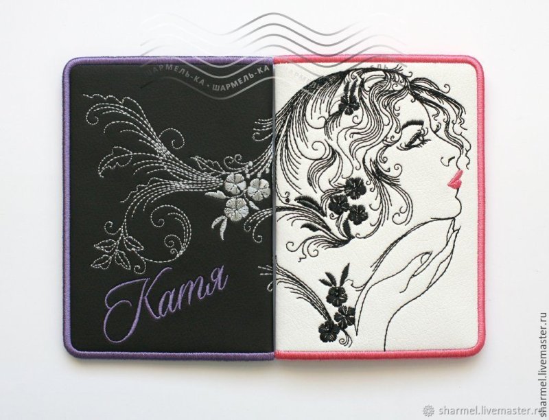 Обложка для паспорта эскиз