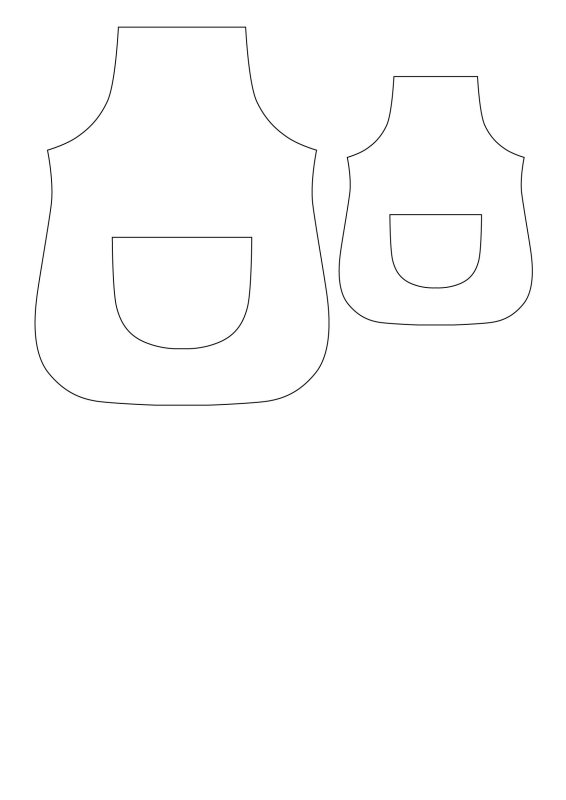 Трафарет фартука