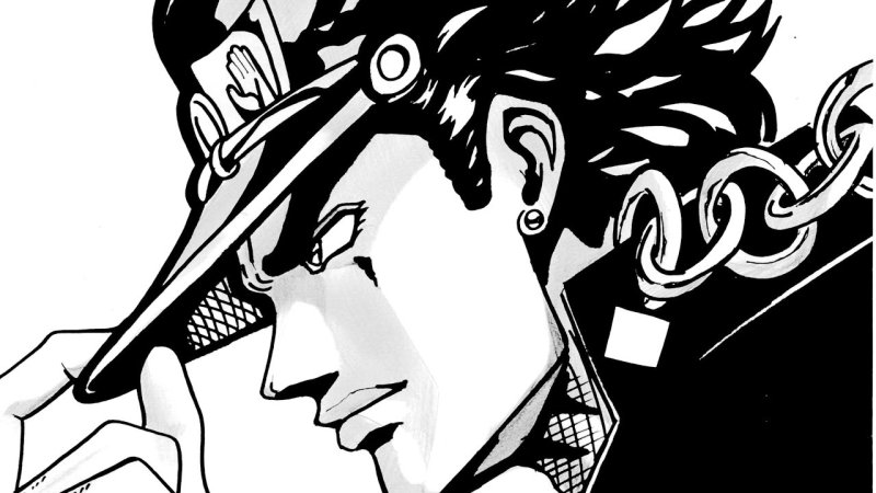 Аниме Джо Джо чб