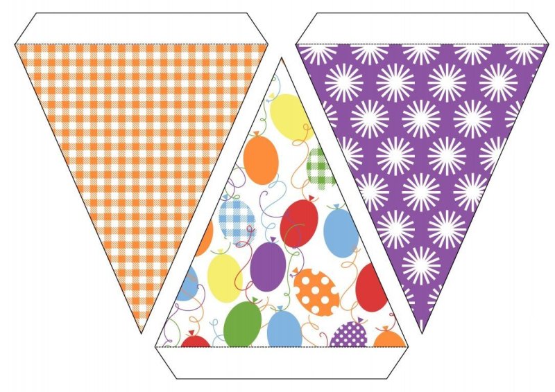 Флажки для украшения праздника