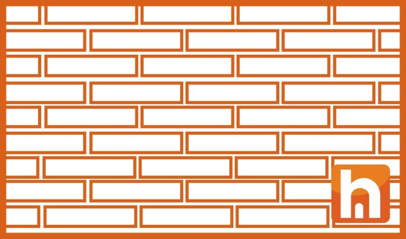 Трафарет кирпичной кладки