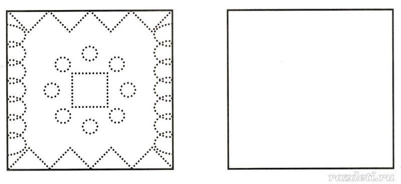 Узор в квадрате