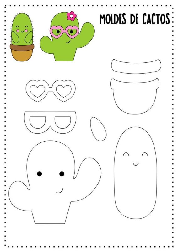 Трафареты для поделок из фетра