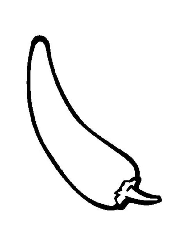 Перец раскраска для детей