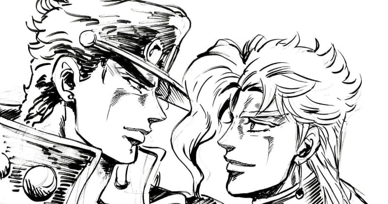 Джотаро Куджо рисунок