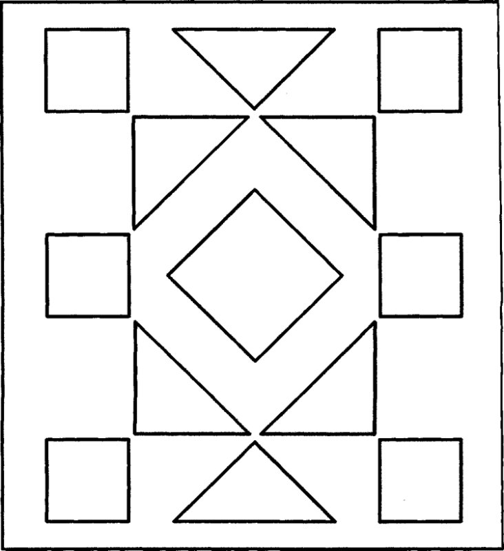 Орнамент из геометрических фигур