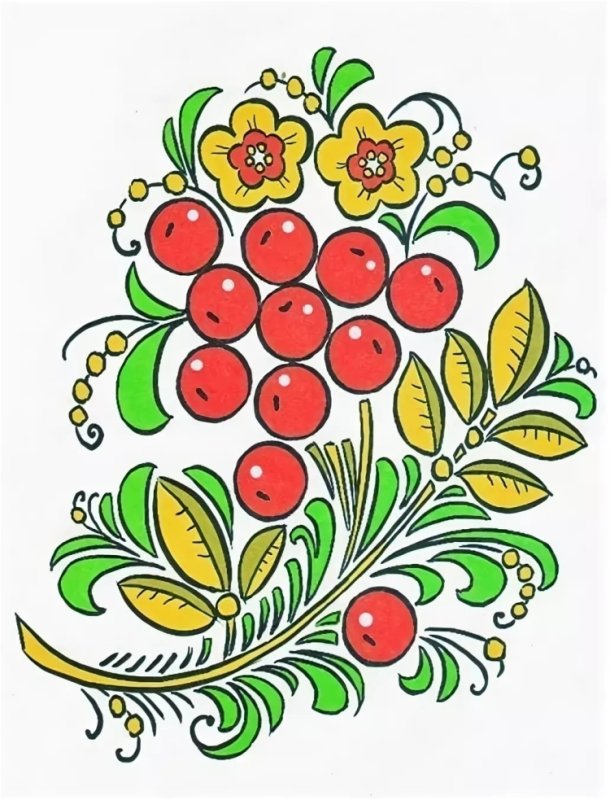 Хохломская роспись для детей